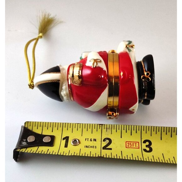 Lenox Marching Monarch Hinged Trinket Box Ornament Porcelain & Gold Accents - Picture 11 of 12